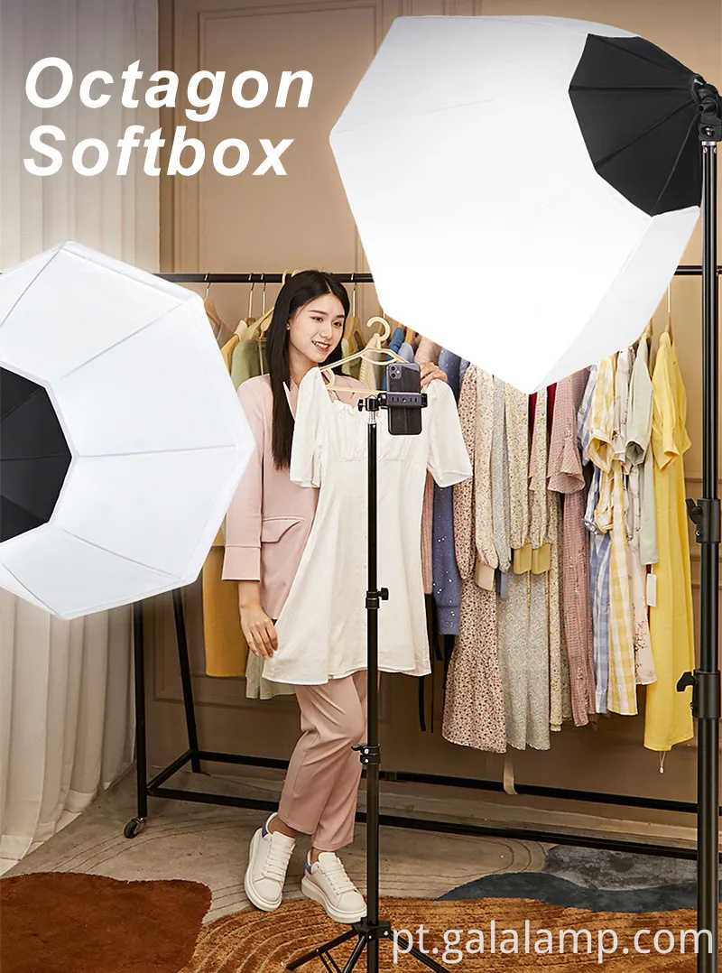 Softbox Professional Octagon para iluminação fotográfica de Monte Bowens